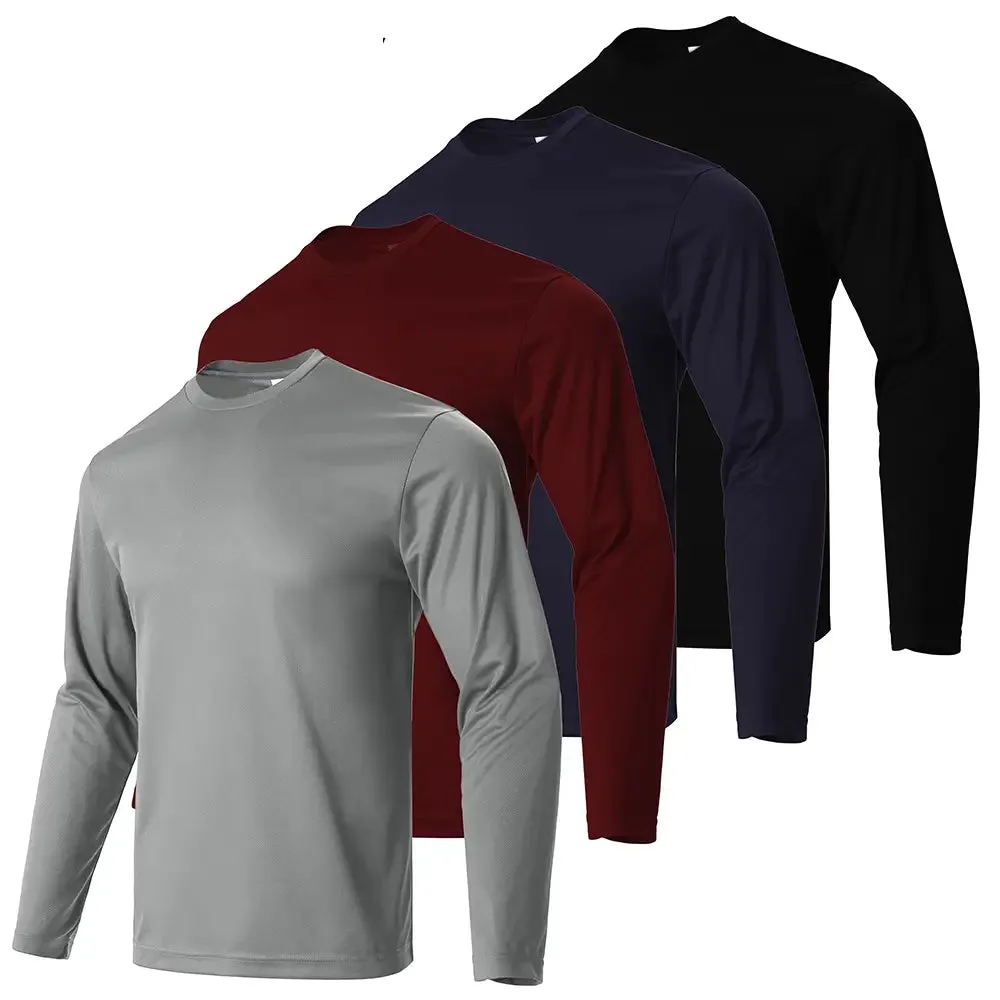 4pcs Men's Quick-drying Sports T-shirts