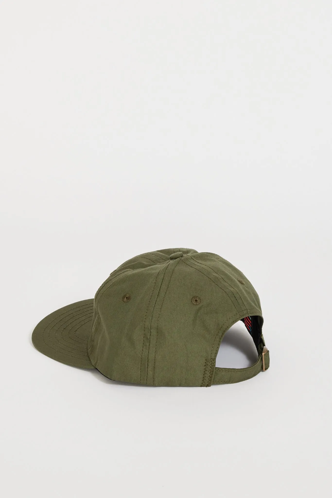 6 Panel Japanese Cotton Nylon Cap Army Green