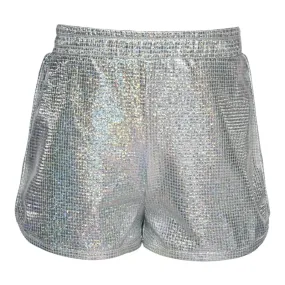 Baby Sara - Iridescent Side Split Shorts