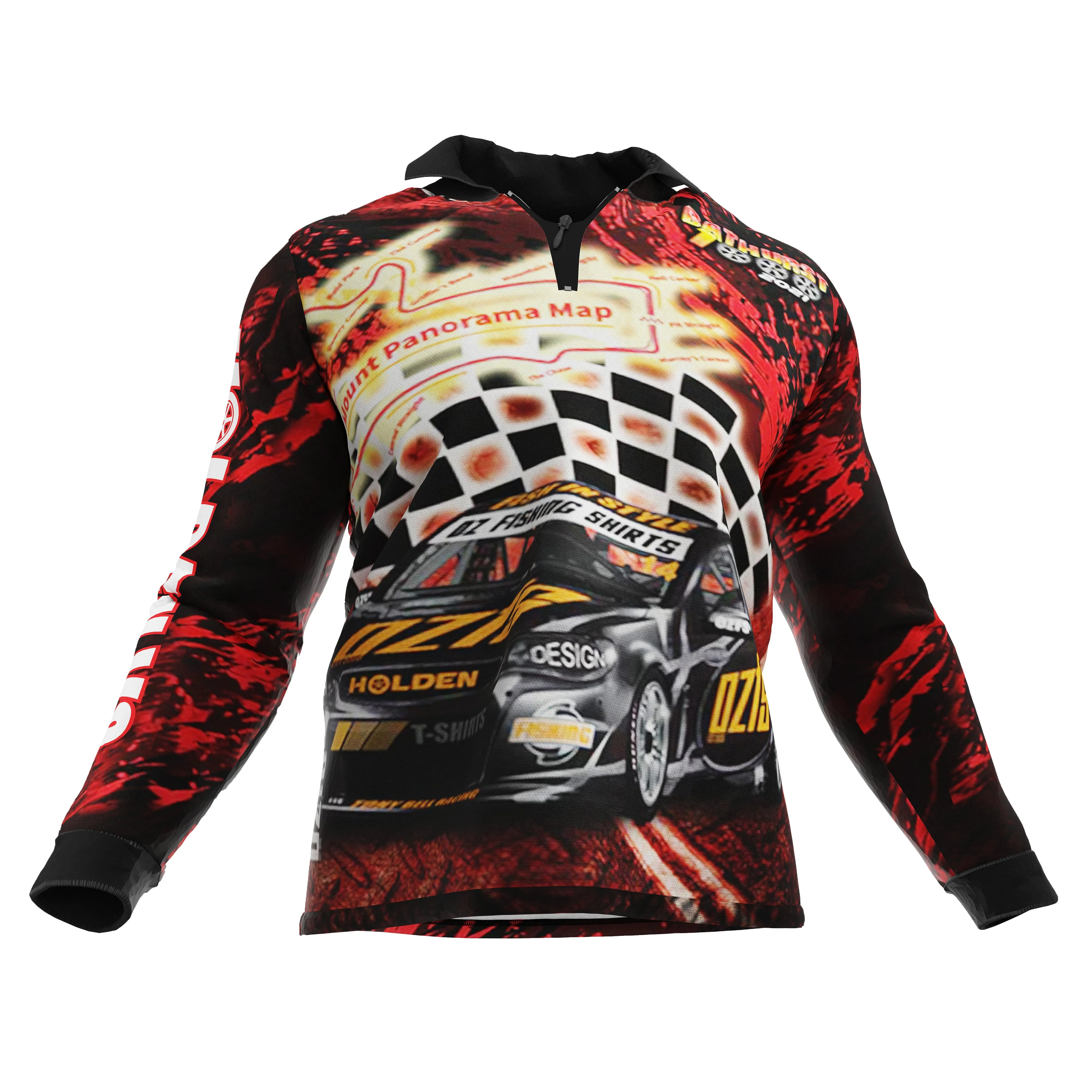 Bathurst V8 Holden Fishing Shirt - Quick Dry & UV Rated