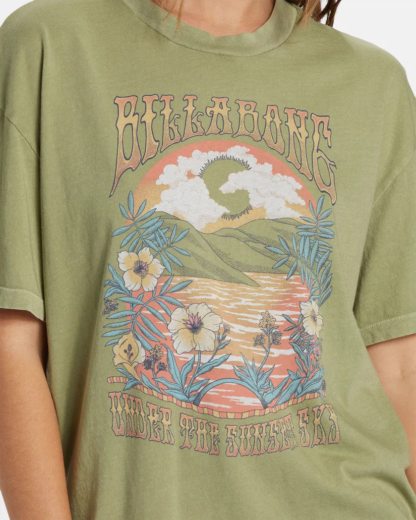 Billabong Trippy Paradise T-Shirt - AVOCADO