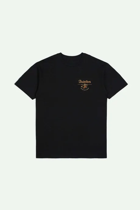 Brixton Better Days S/S Standard T-Shirt - BLACK