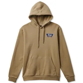 Brixton - Linwood Fleece Hoodie Oatmeal/Deep Sea