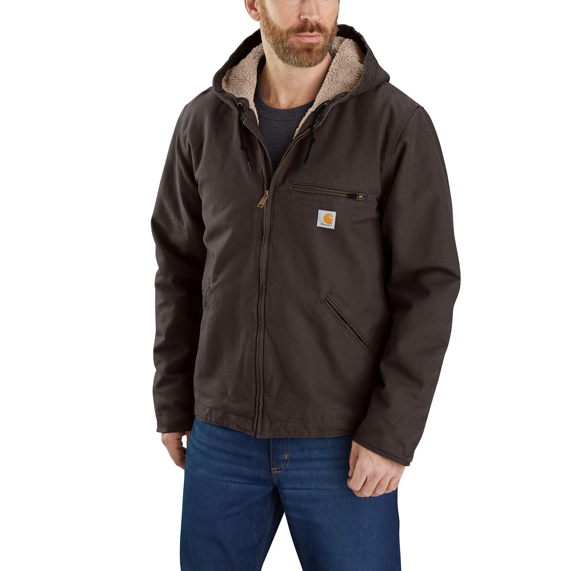 Carhartt Men's Heavyweight Duck Sherpa-Lined Jacket