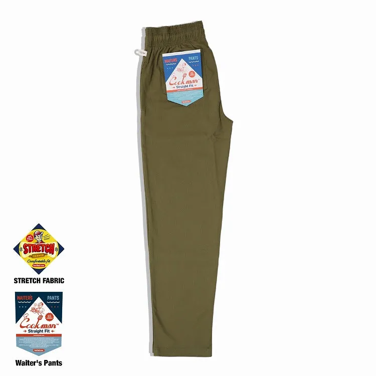 Cookman Waiter's Pants (stretch) - Olive