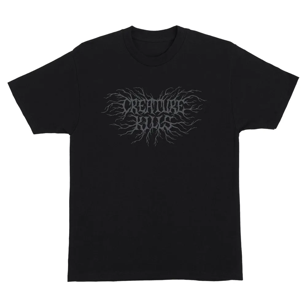 Creature Skateboards Scribe Men's Creature T-Shirt - BLACK