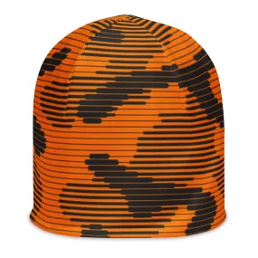 Digital Camouflage Blaze Orange Beanie