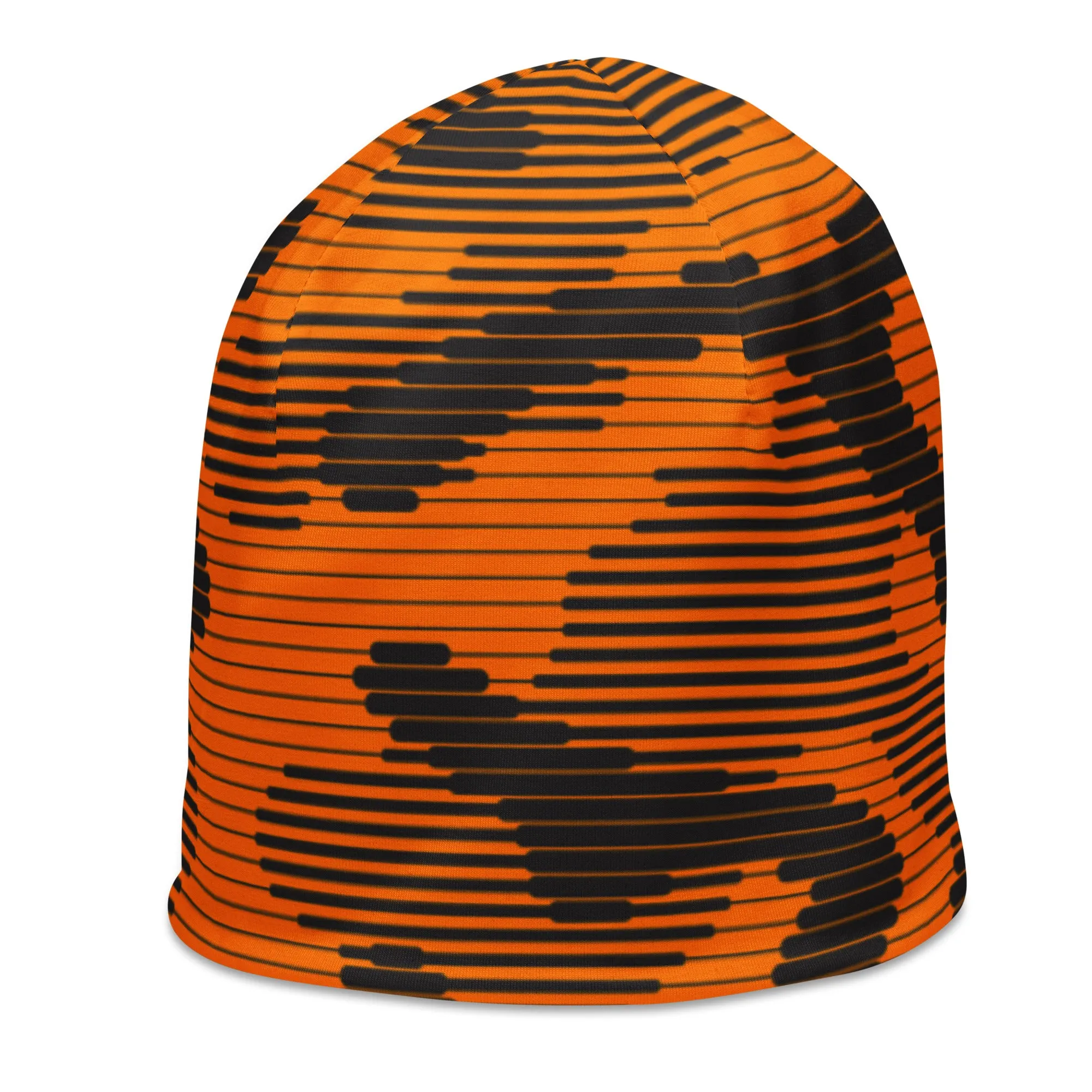 Digital Camouflage Blaze Orange Beanie