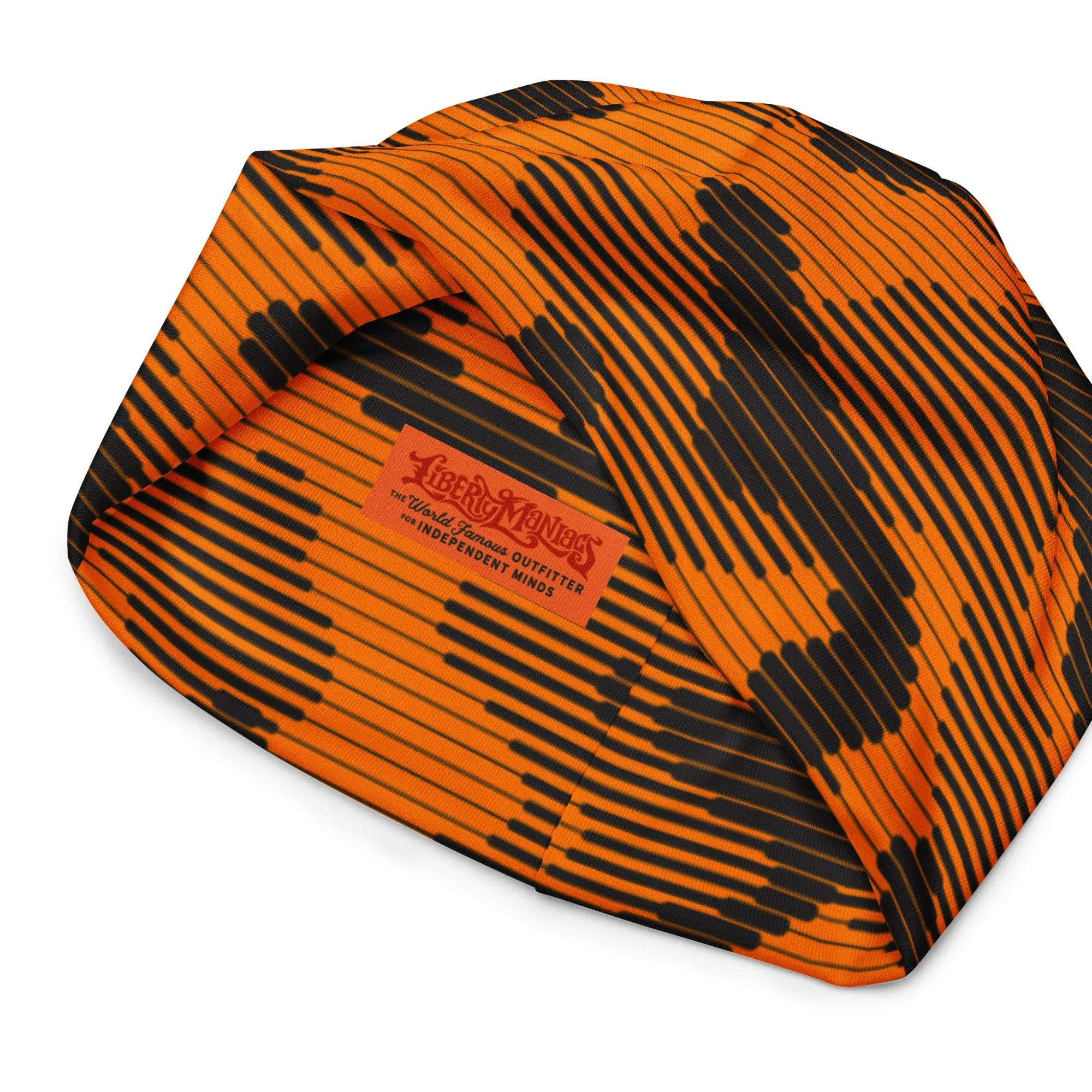 Digital Camouflage Blaze Orange Beanie