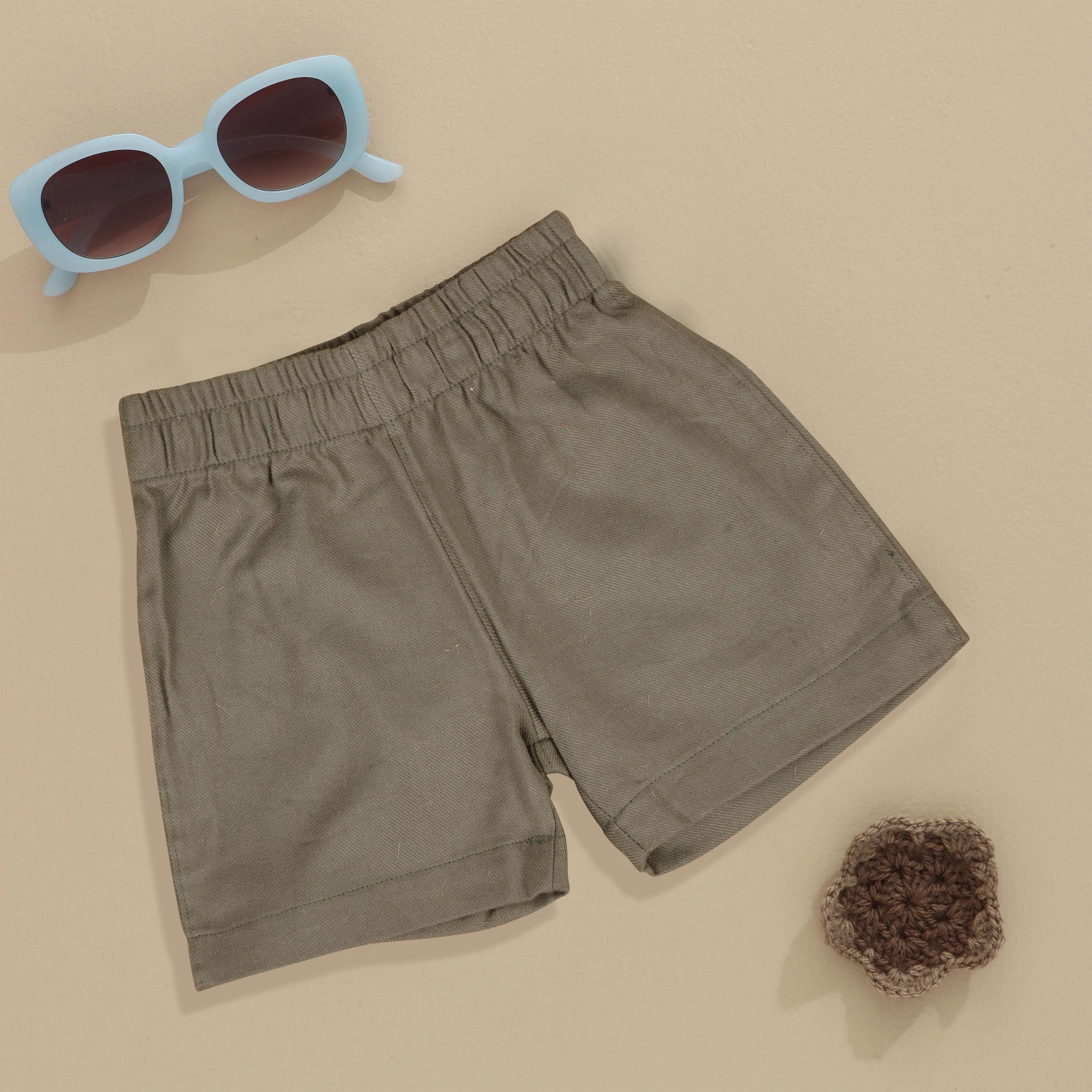 Durable Cotton Boys Solid Shorts