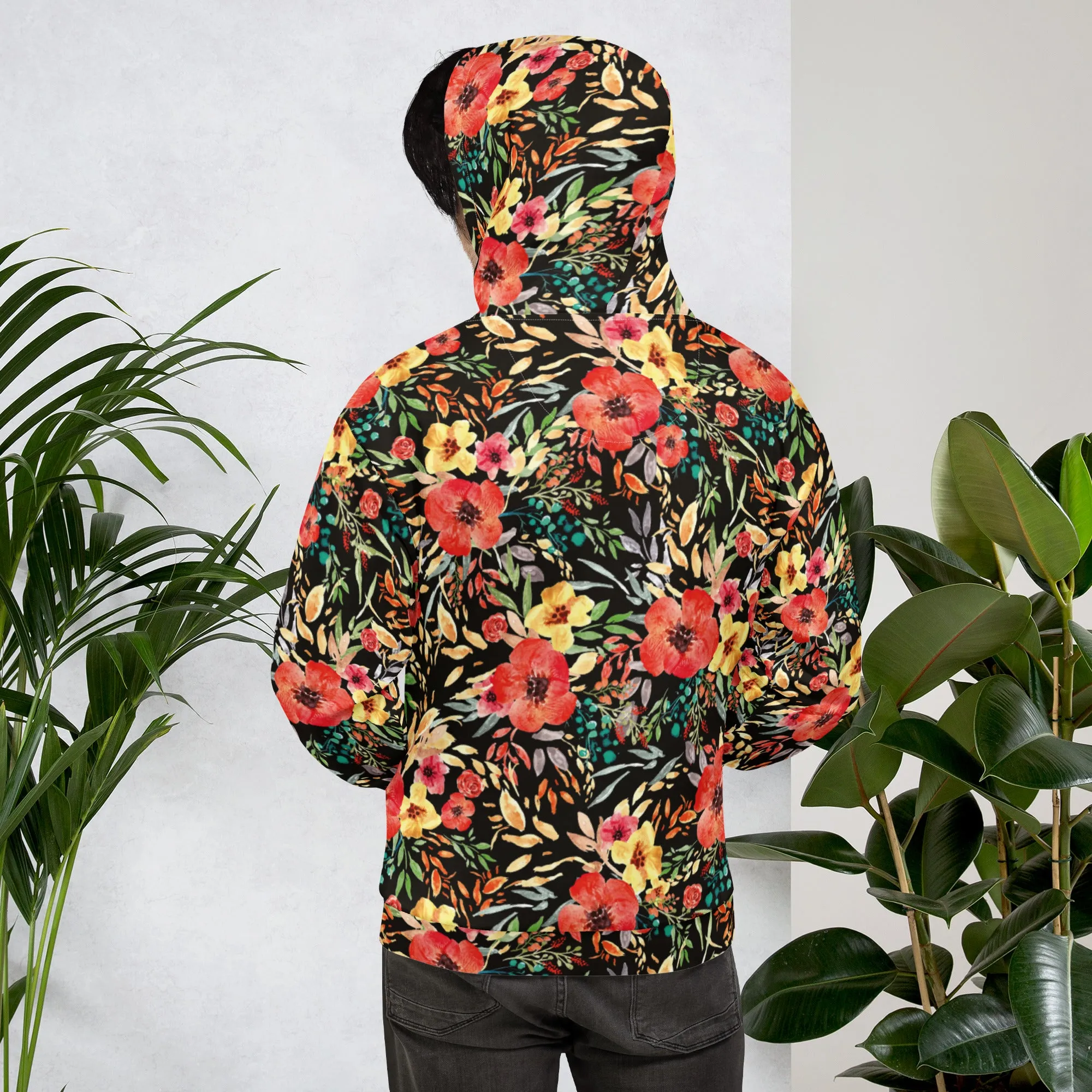 Floral Hoodie (Glamourange Spring Best Hoodies Collection - Flower Hoodies Print 006)