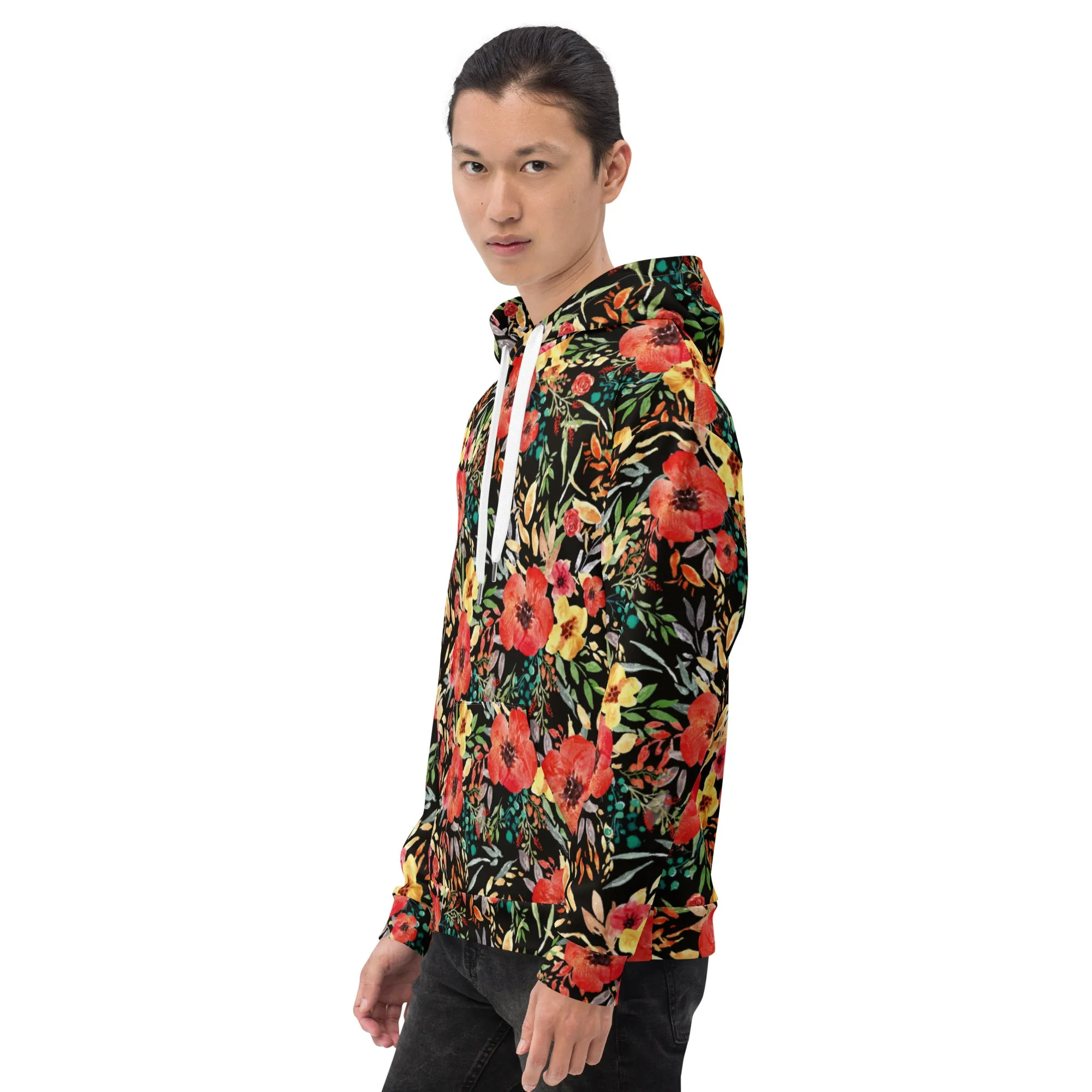 Floral Hoodie (Glamourange Spring Best Hoodies Collection - Flower Hoodies Print 006)