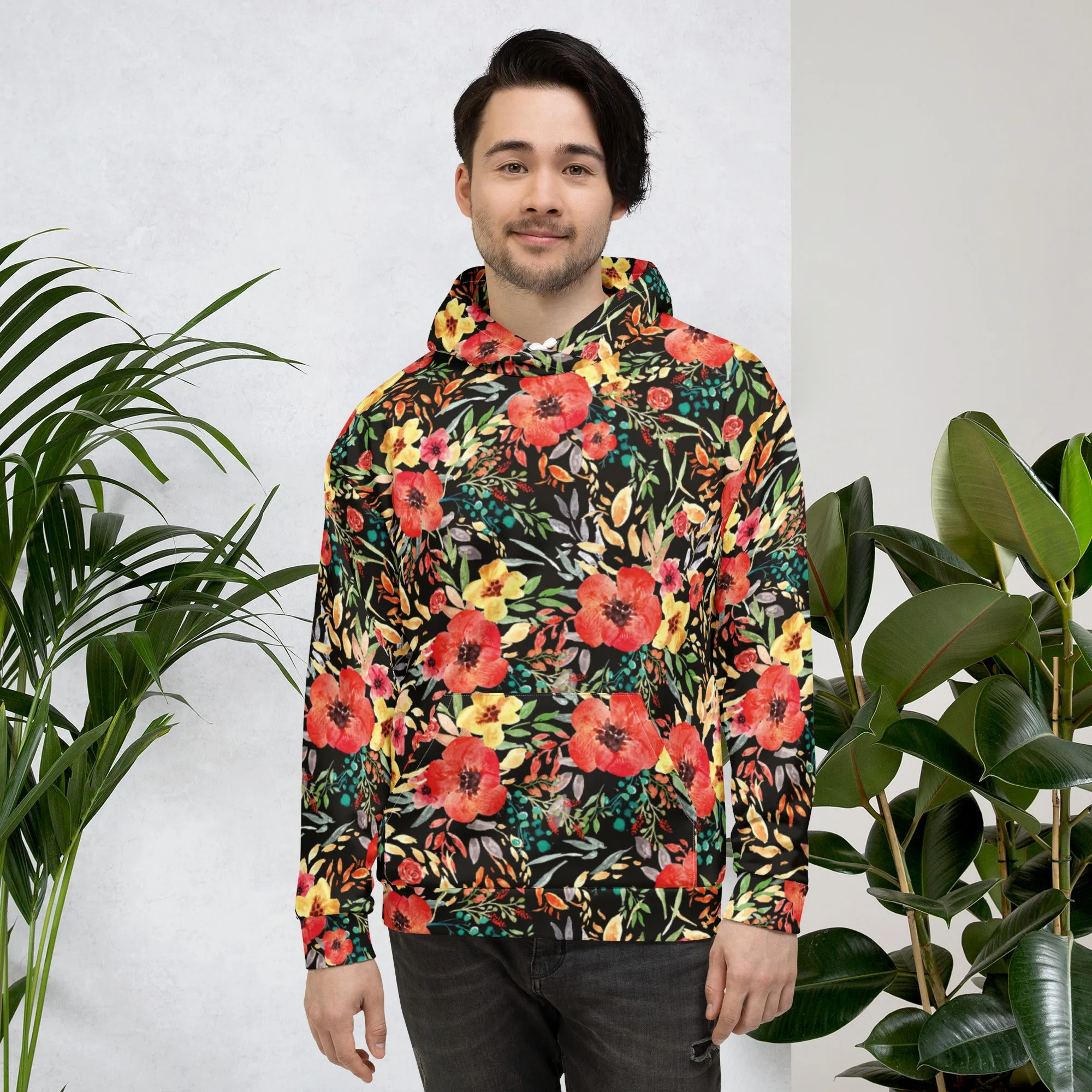 Floral Hoodie (Glamourange Spring Best Hoodies Collection - Flower Hoodies Print 006)