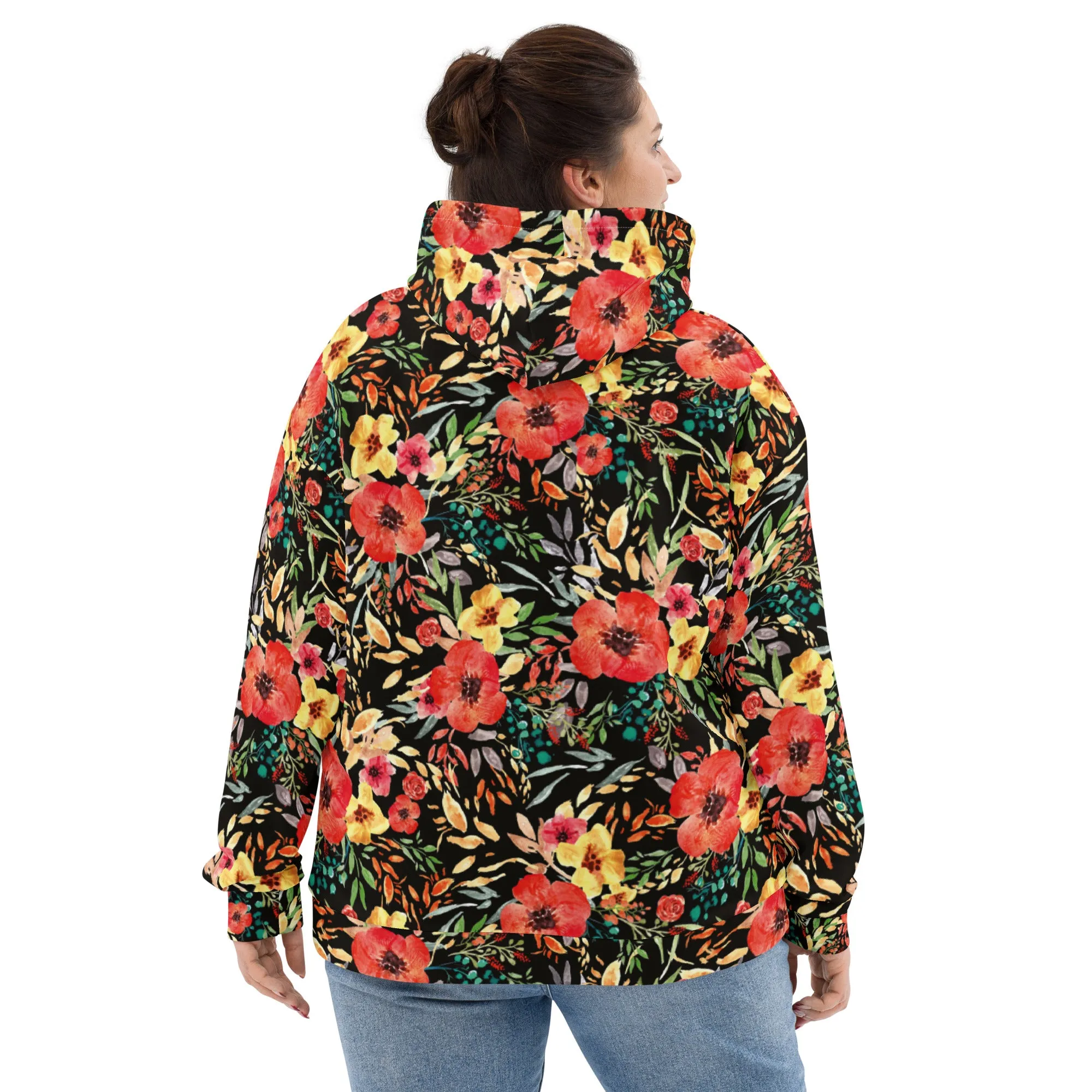 Floral Hoodie (Glamourange Spring Best Hoodies Collection - Flower Hoodies Print 006)