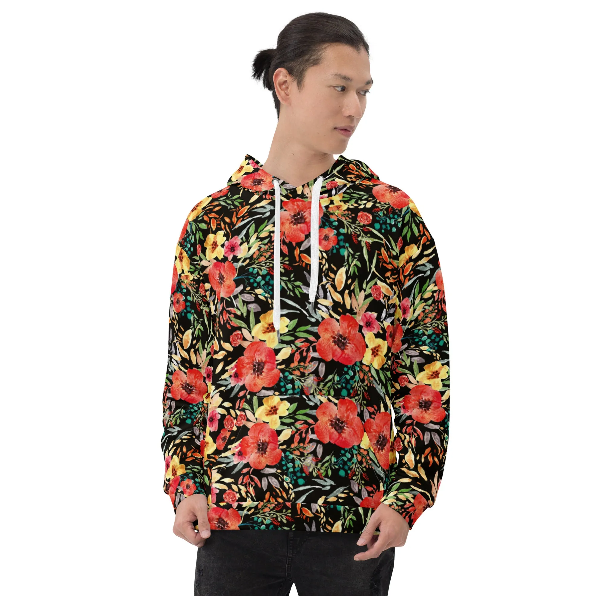 Floral Hoodie (Glamourange Spring Best Hoodies Collection - Flower Hoodies Print 006)