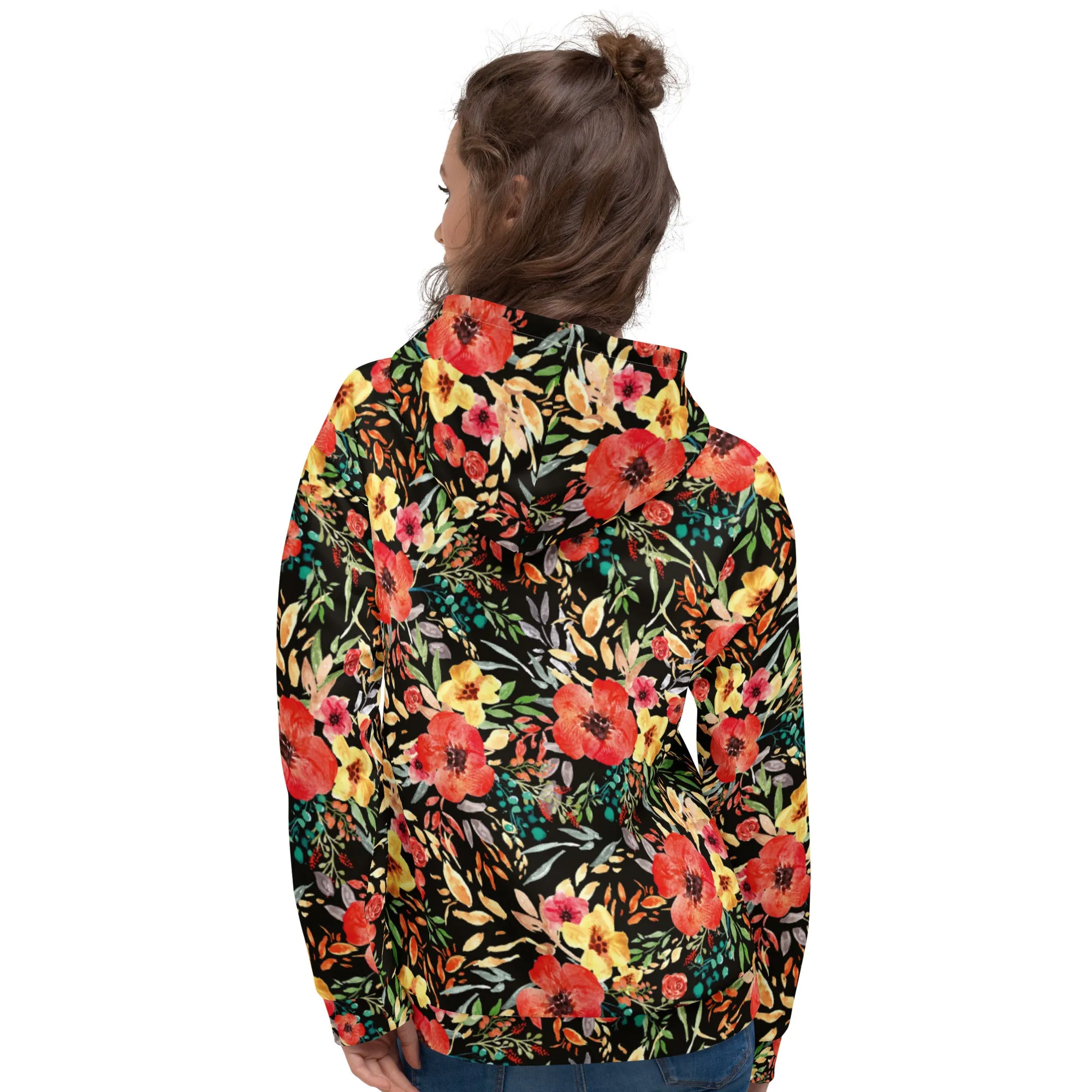 Floral Hoodie (Glamourange Spring Best Hoodies Collection - Flower Hoodies Print 006)