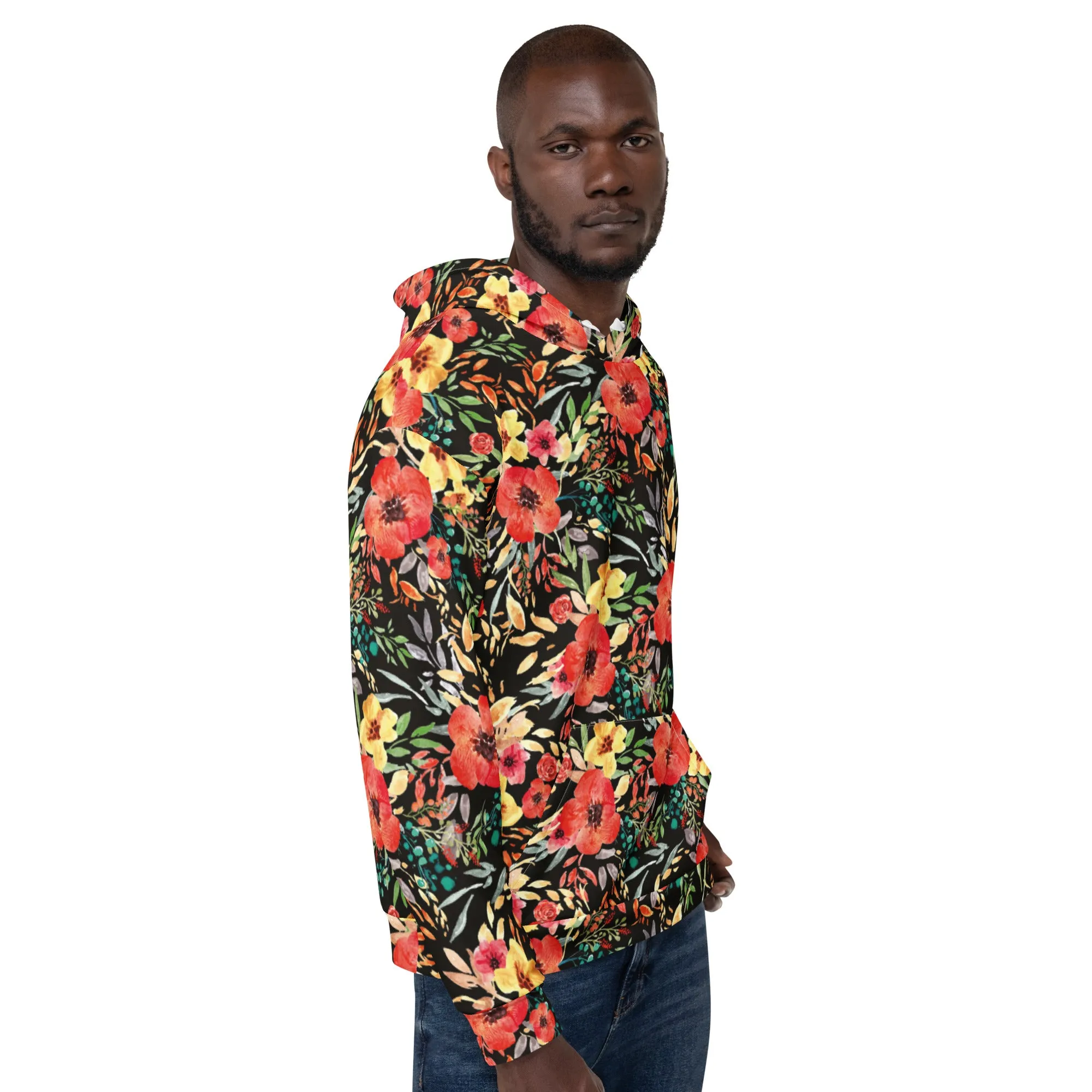 Floral Hoodie (Glamourange Spring Best Hoodies Collection - Flower Hoodies Print 006)