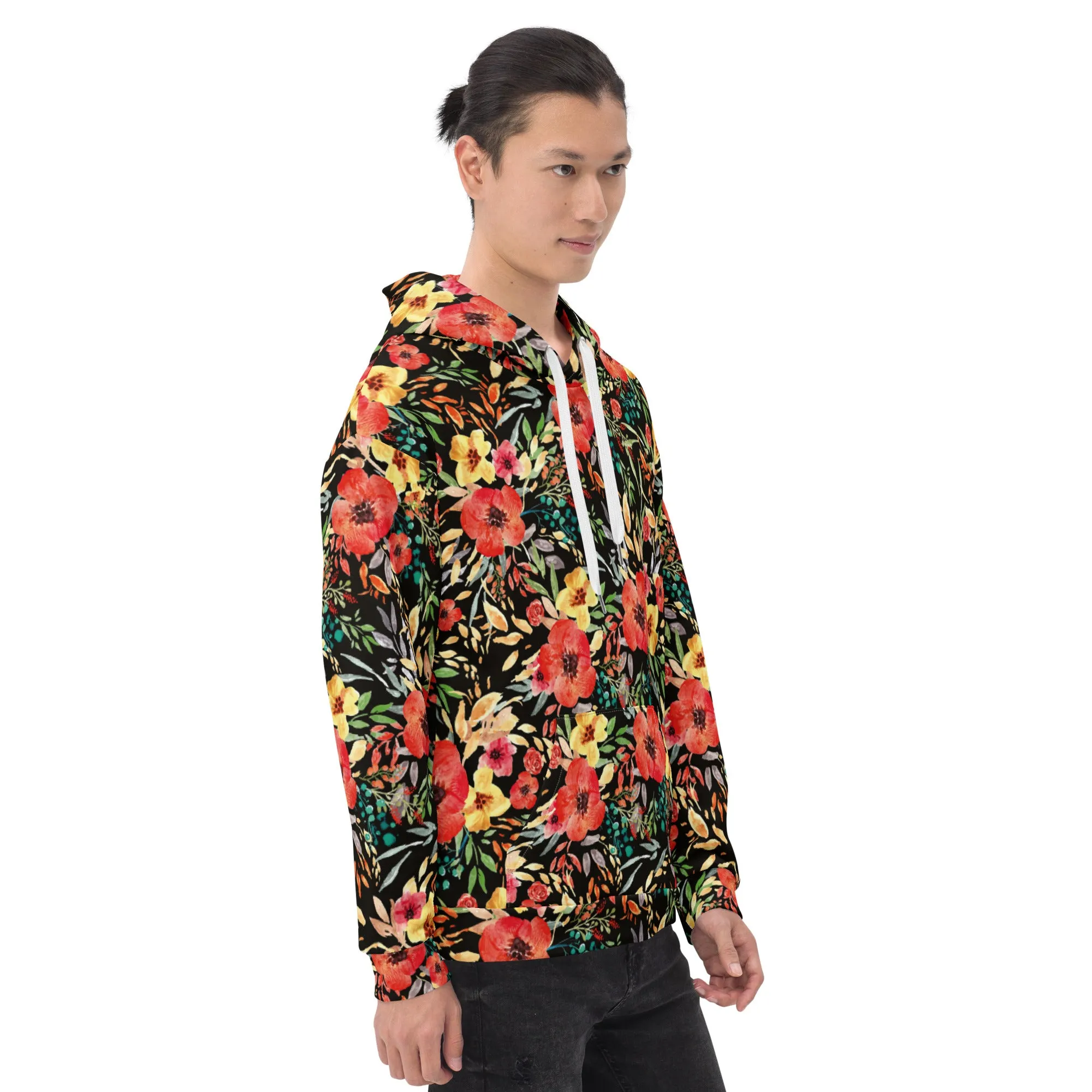 Floral Hoodie (Glamourange Spring Best Hoodies Collection - Flower Hoodies Print 006)