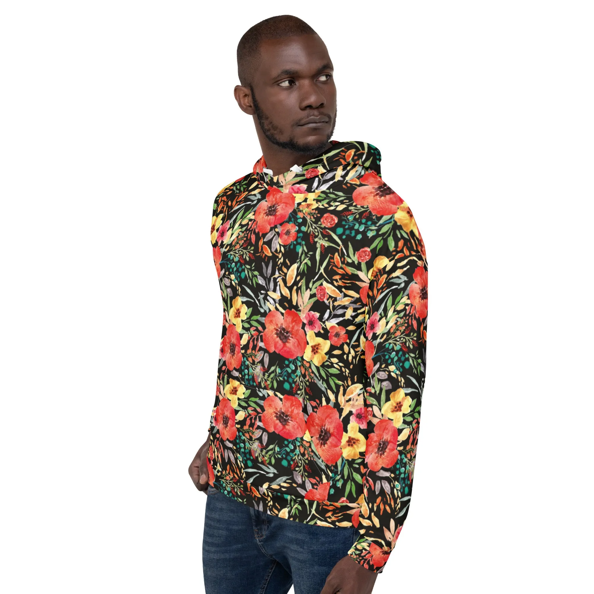 Floral Hoodie (Glamourange Spring Best Hoodies Collection - Flower Hoodies Print 006)