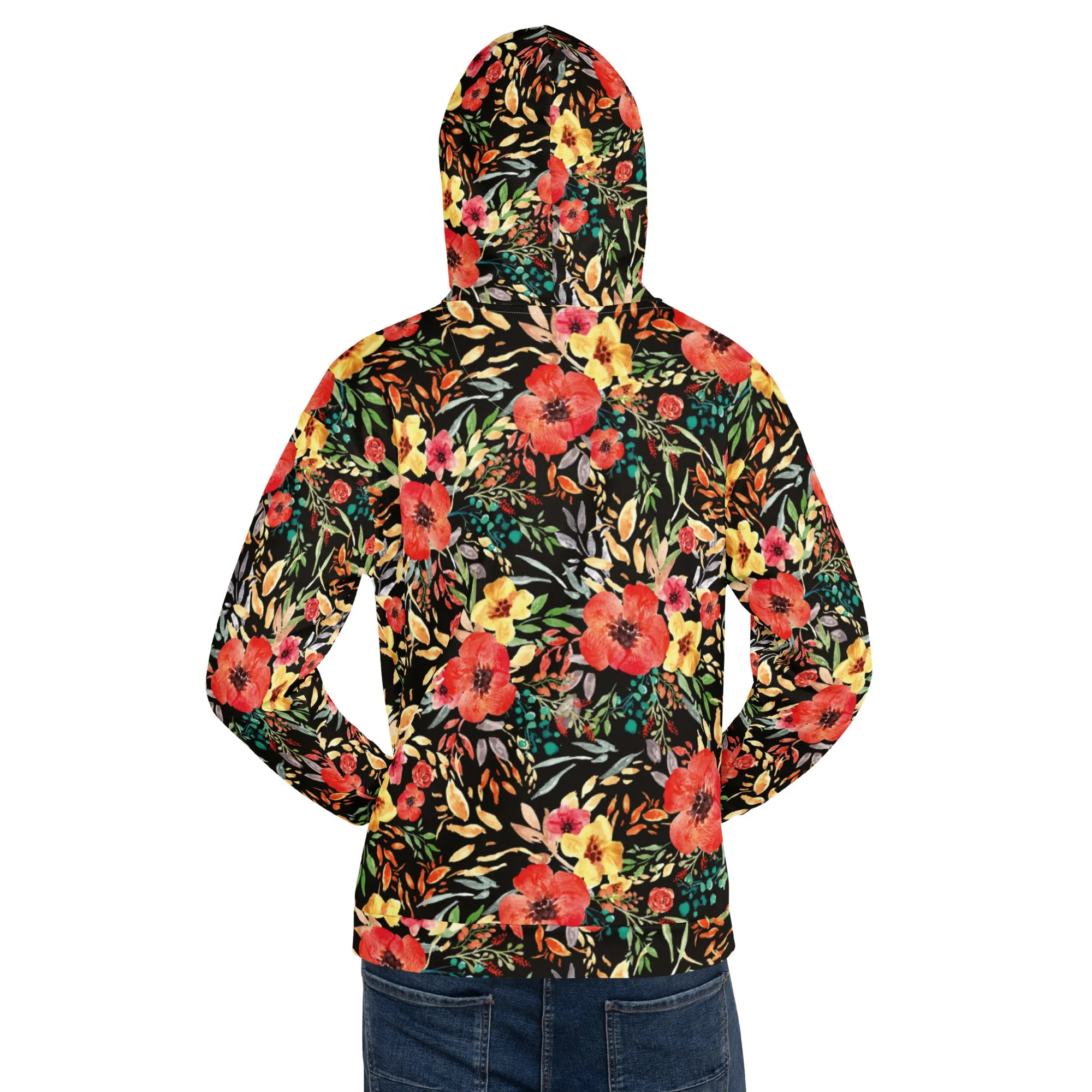 Floral Hoodie (Glamourange Spring Best Hoodies Collection - Flower Hoodies Print 006)