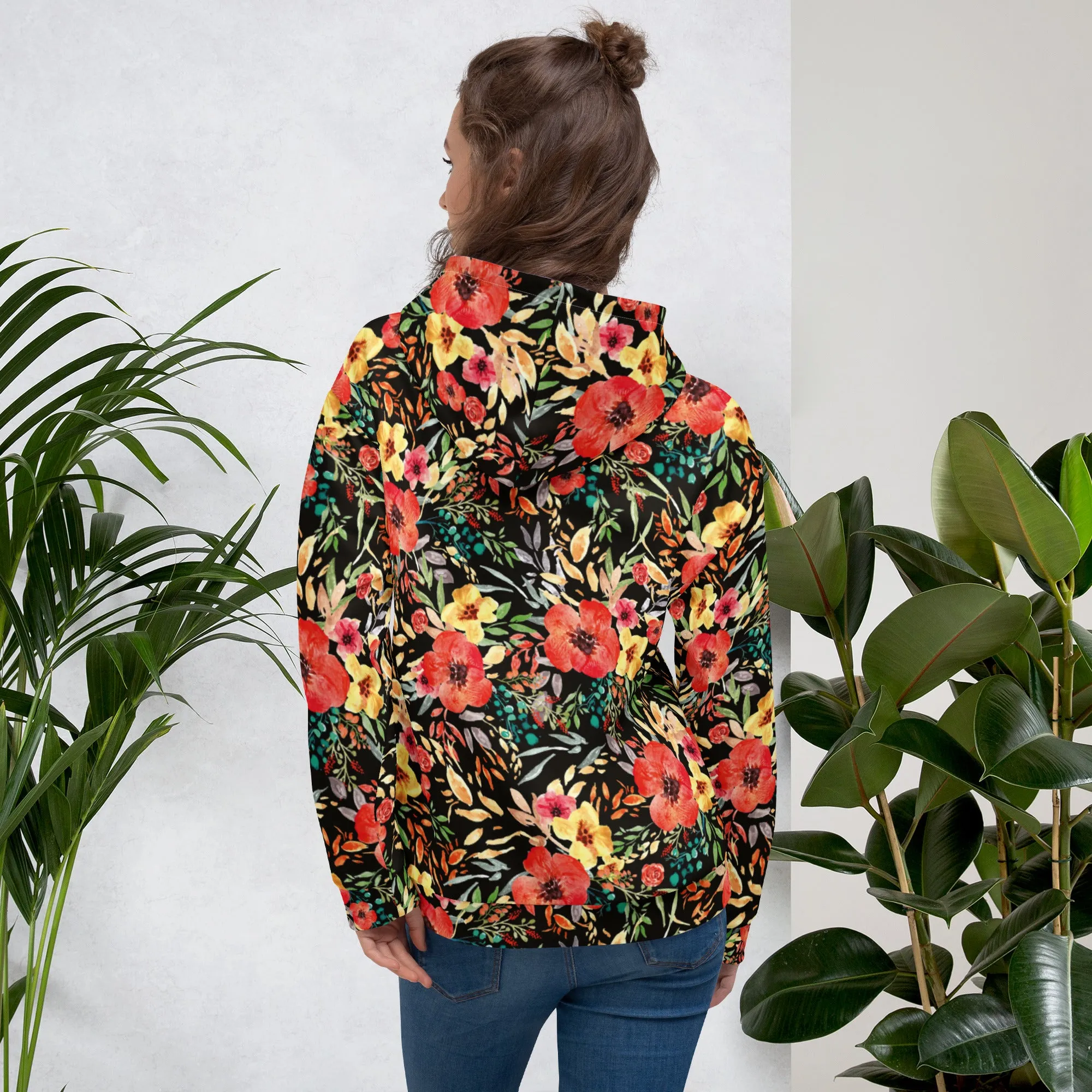 Floral Hoodie (Glamourange Spring Best Hoodies Collection - Flower Hoodies Print 006)