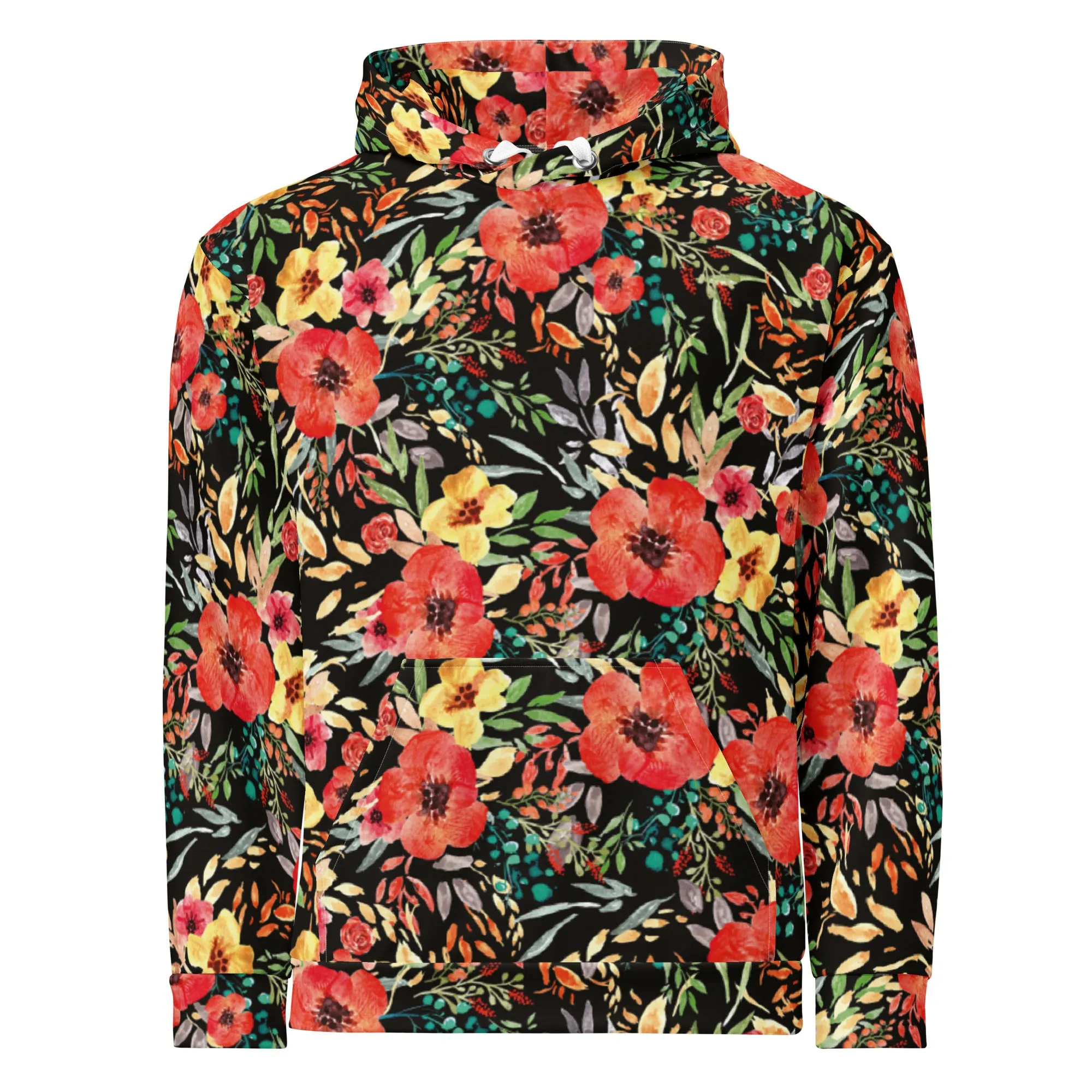 Floral Hoodie (Glamourange Spring Best Hoodies Collection - Flower Hoodies Print 006)