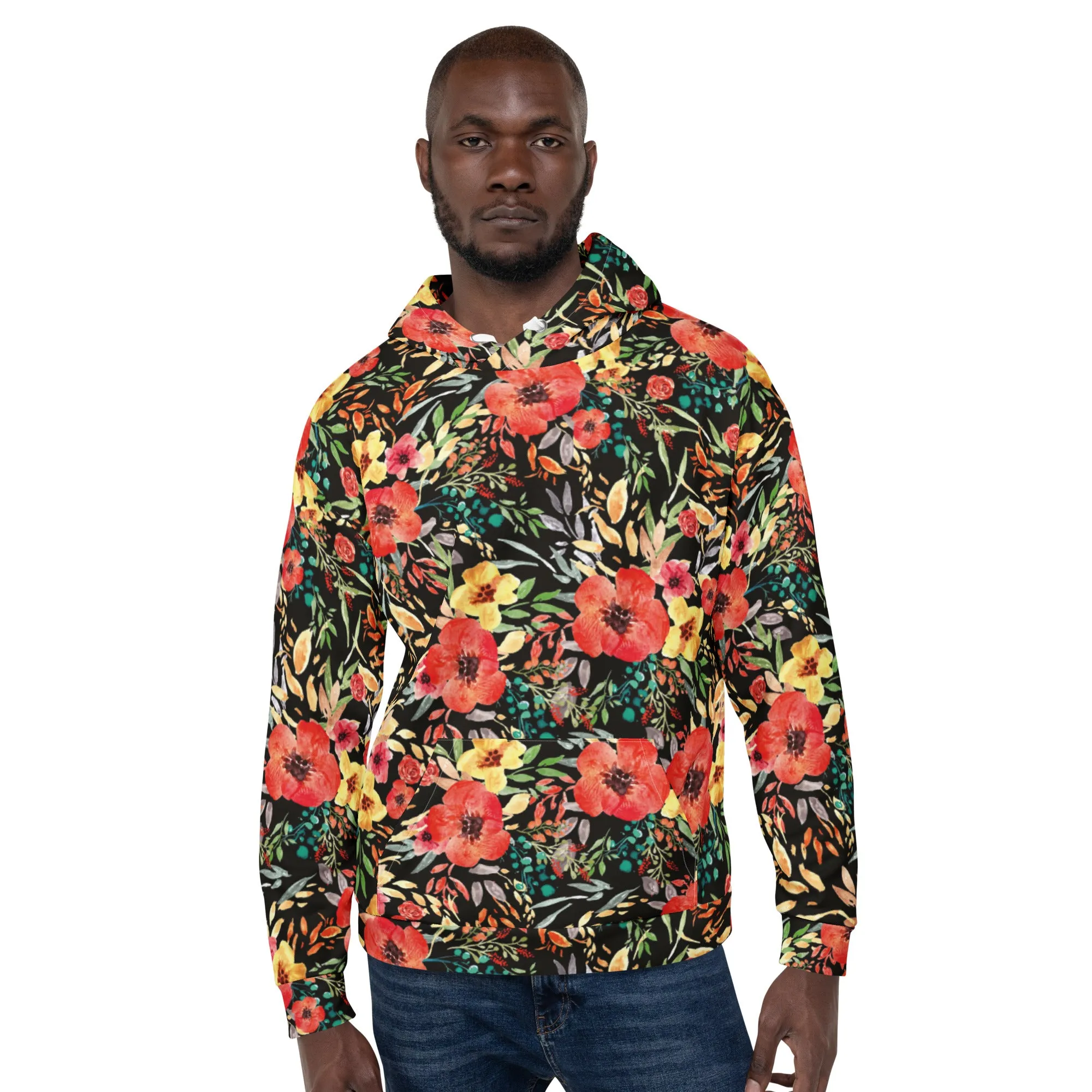 Floral Hoodie (Glamourange Spring Best Hoodies Collection - Flower Hoodies Print 006)