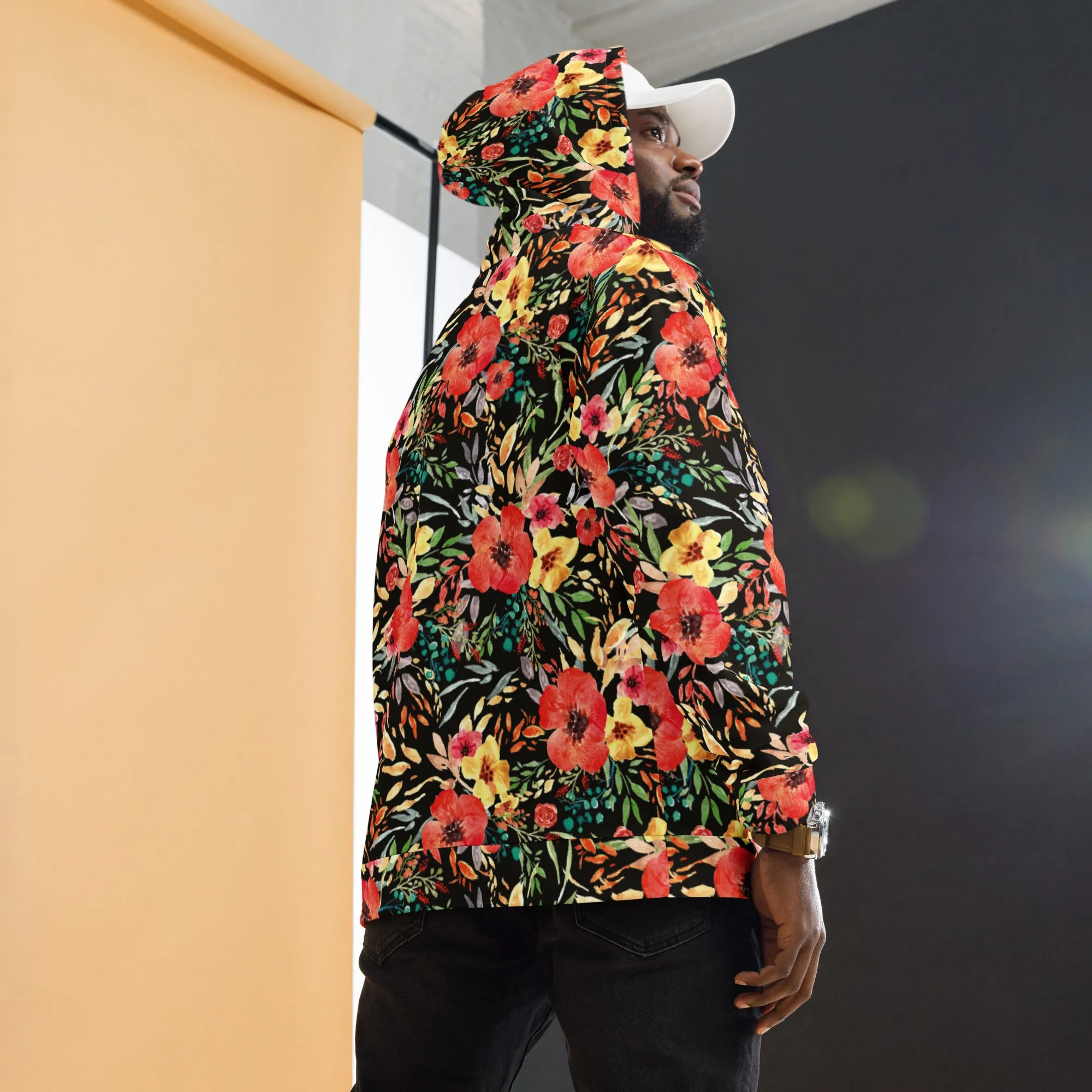 Floral Hoodie (Glamourange Spring Best Hoodies Collection - Flower Hoodies Print 006)