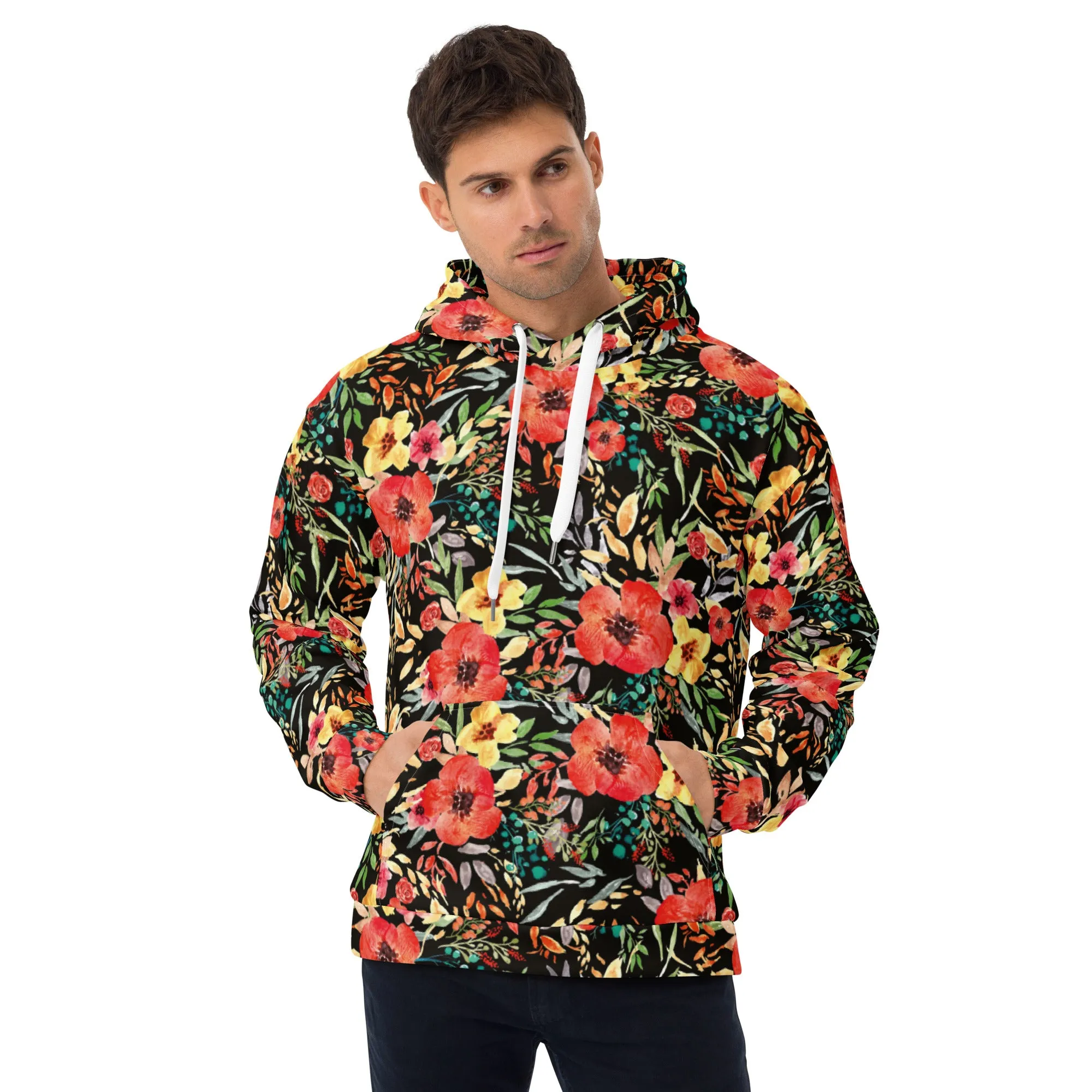 Floral Hoodie (Glamourange Spring Best Hoodies Collection - Flower Hoodies Print 006)