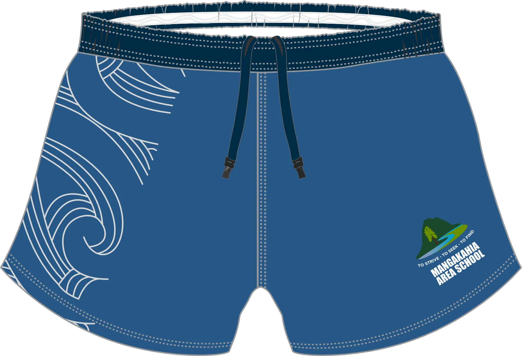 Mangakahia Area School - Rugby League Shorts