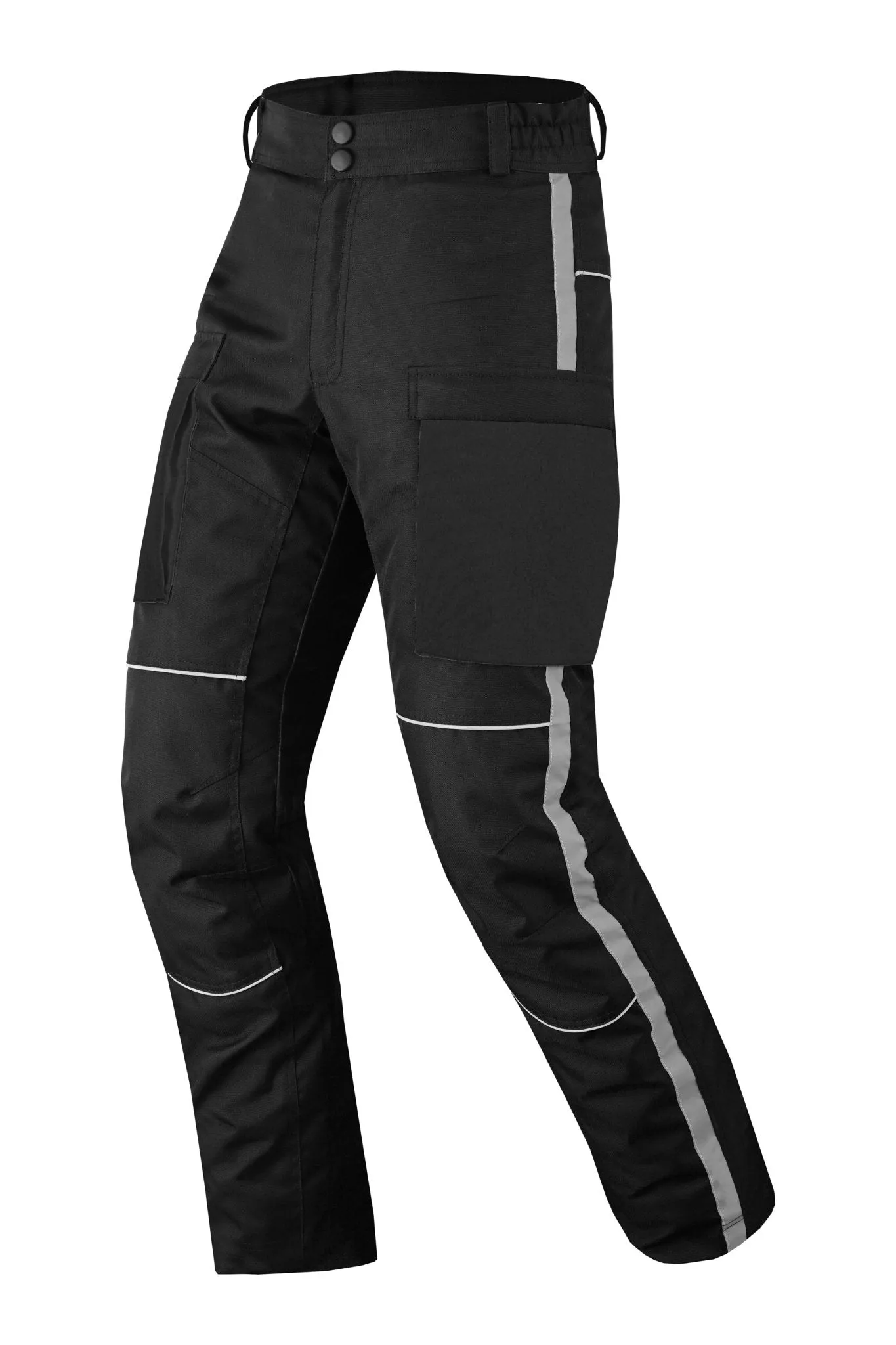 Mens Motorbike Waterproof Trousers Cordura Textile Motorcycle CE Armoured Pants