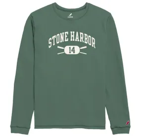 Men's Stone Harbor Long Sleeve Waffle Crew - Spruce