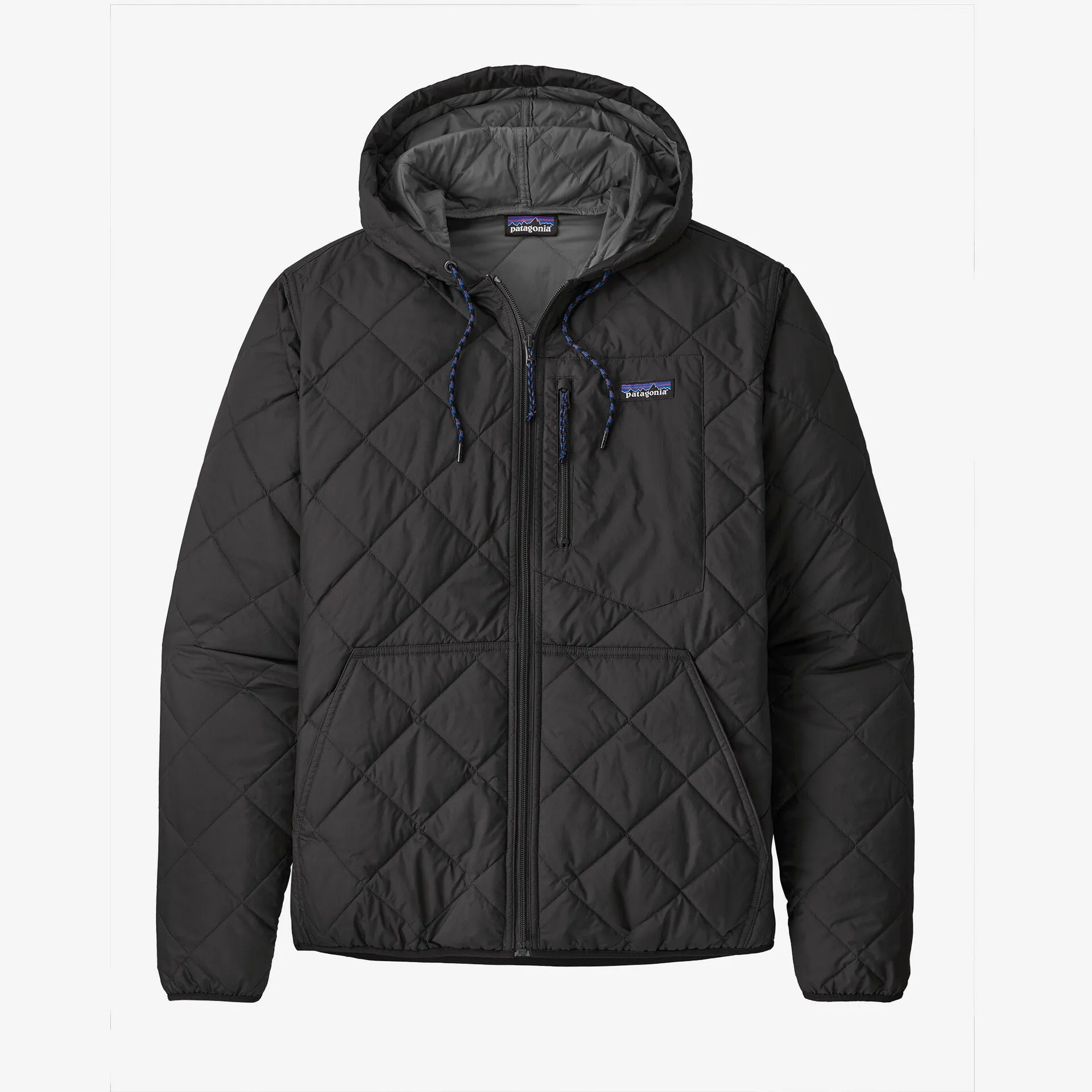 Patagonia Men's Diamond Quilted Bomber Hoody - Black