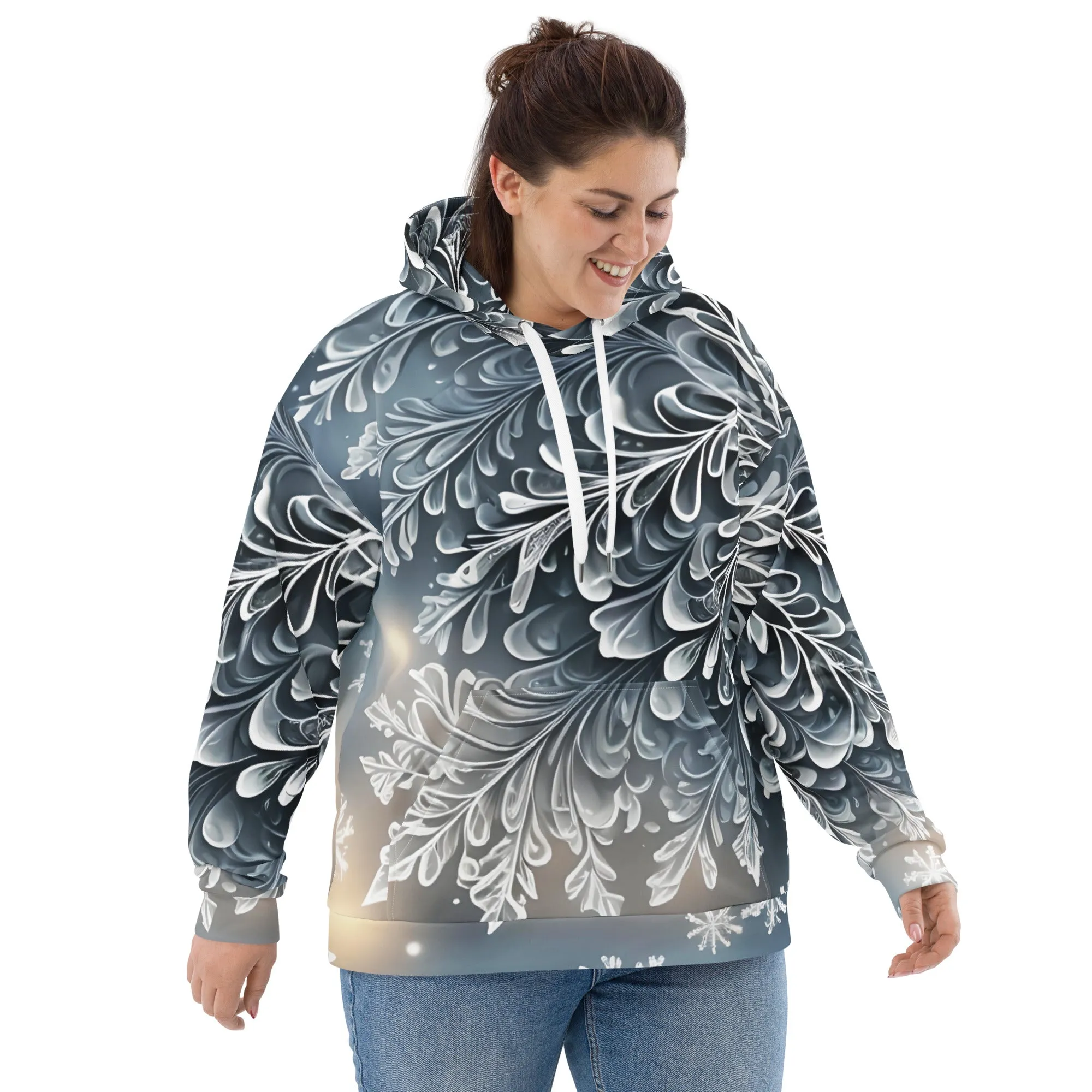 "Frosted Elegance" Collection - Designer Unisex Hoodie