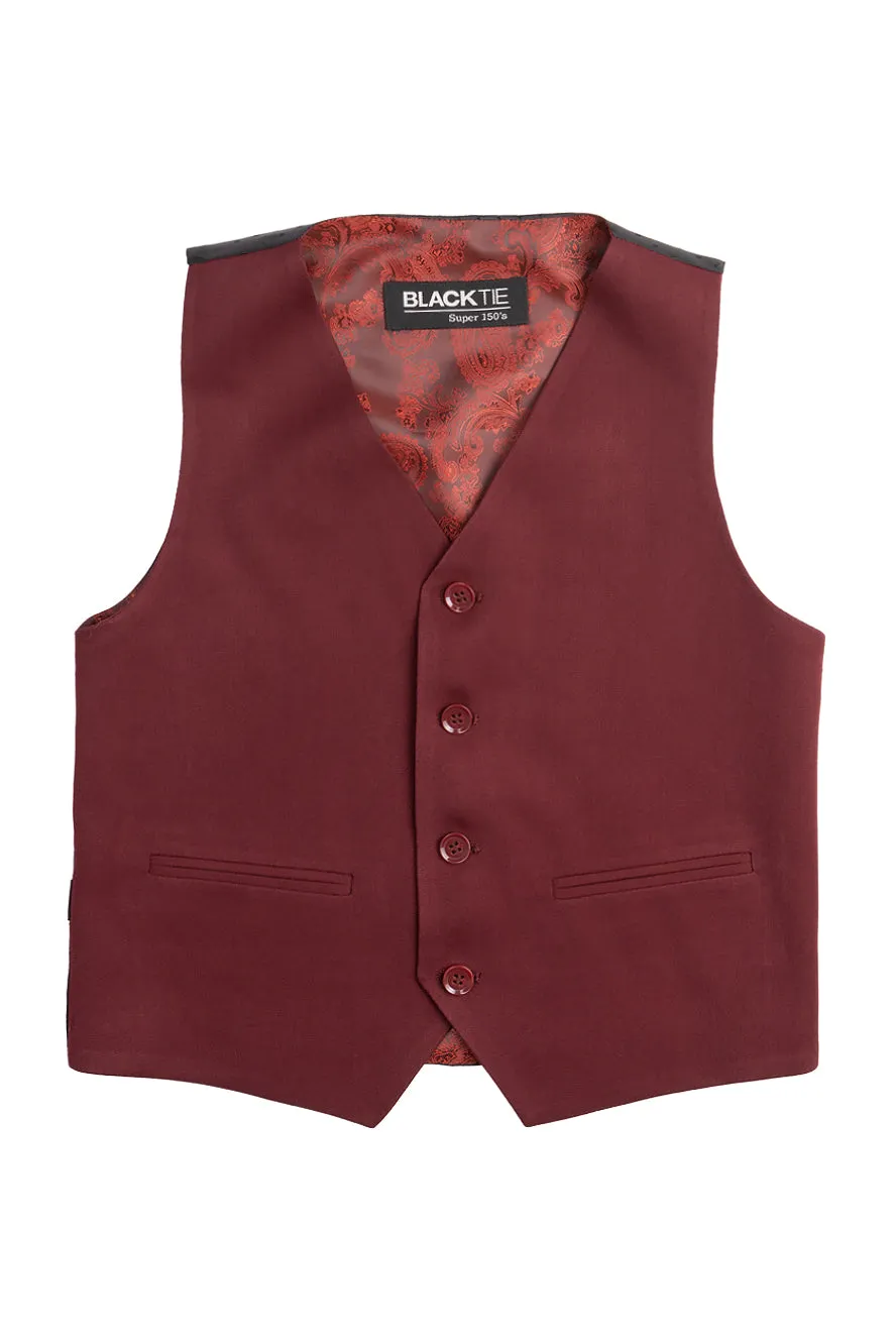 "Liam" Kids Wine Suit (5-Piece Set)