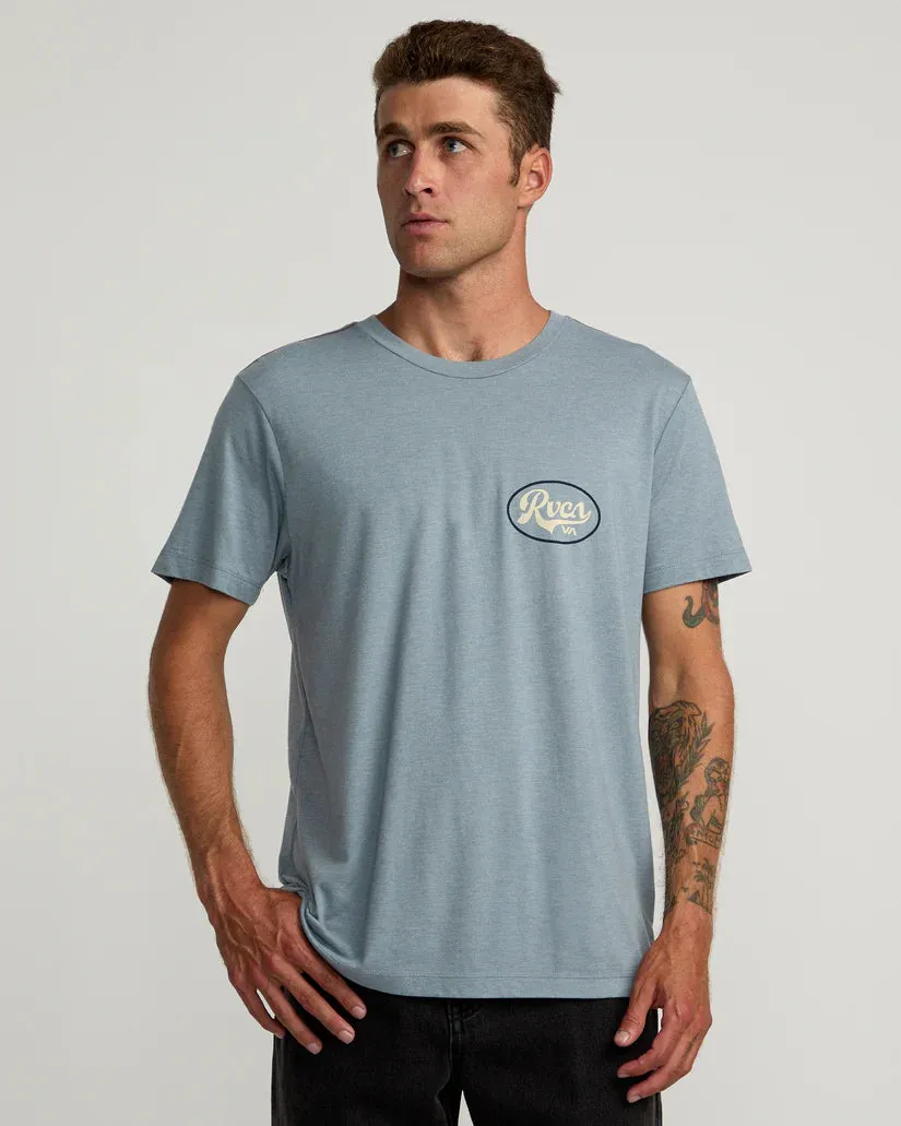 RVCA PROWL T-SHIRT - FLINT STONE