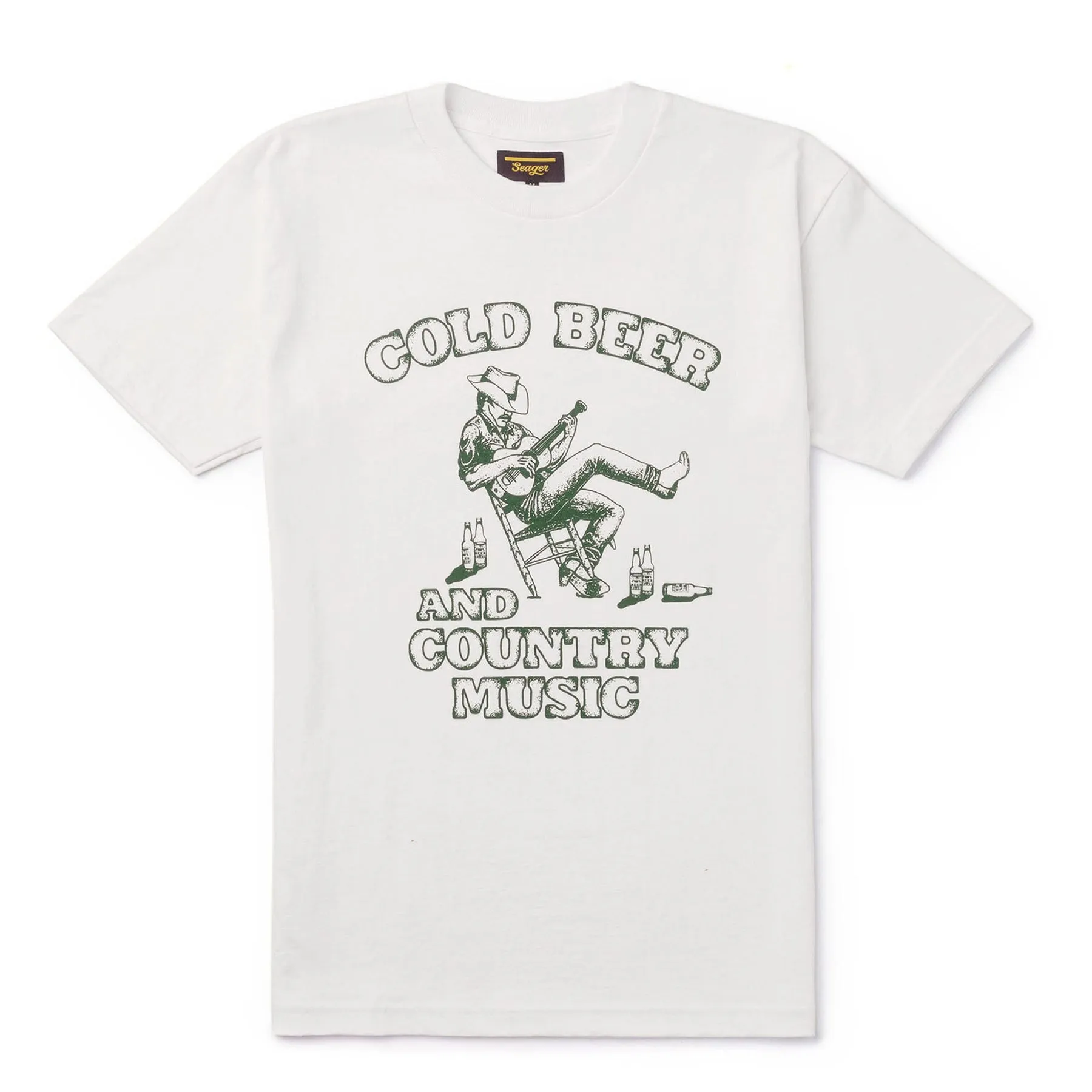 SEAGER Country Music Tee - VINTAGE WHITE