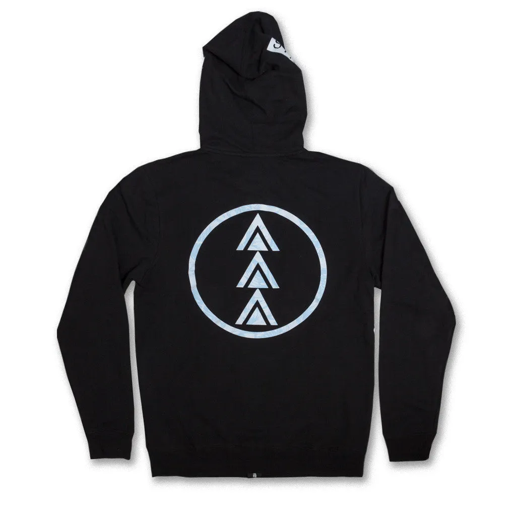 Solid Basic Zip Hoodie