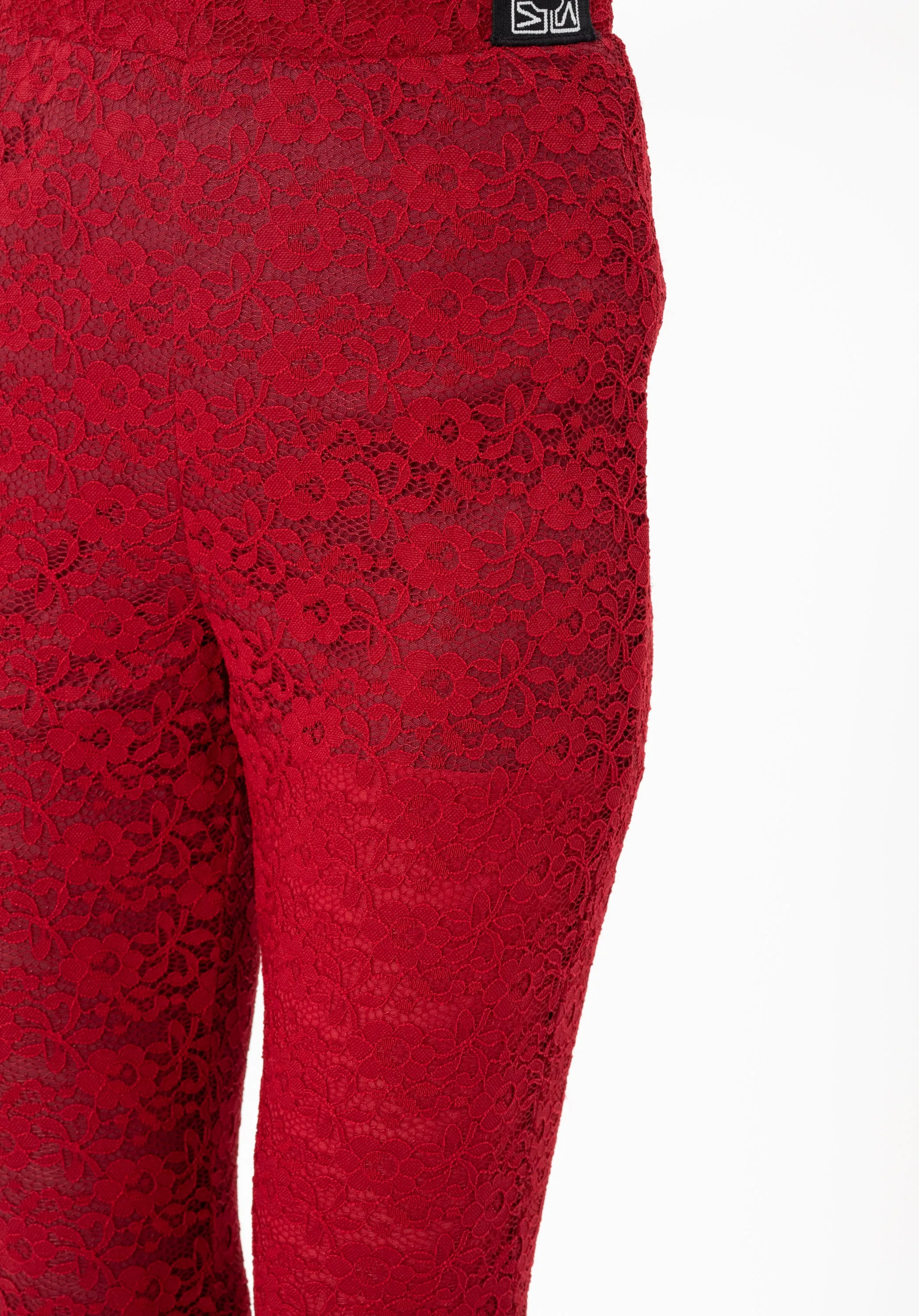 STRETCH LACE PANTS