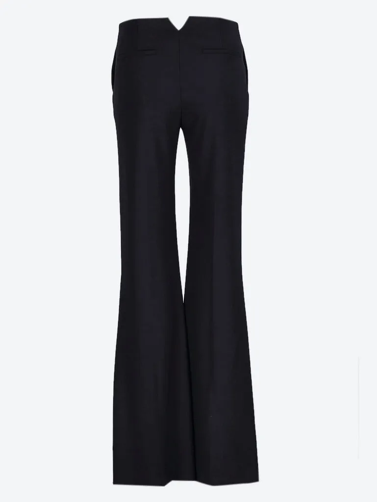 Stretch wool pants