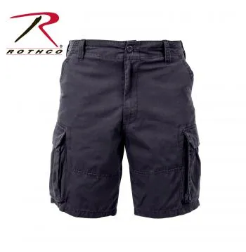 Vintage Solid Paratrooper Cargo Shorts